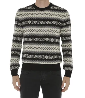 Alexander McQueen Cashmere Zig Zag Jumper