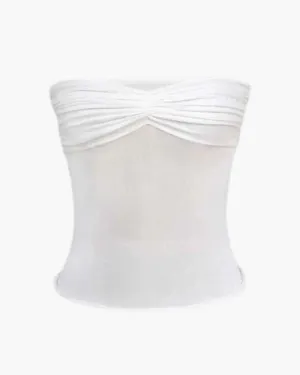 Esmé – Sleek tube design – Mesh bralet top
