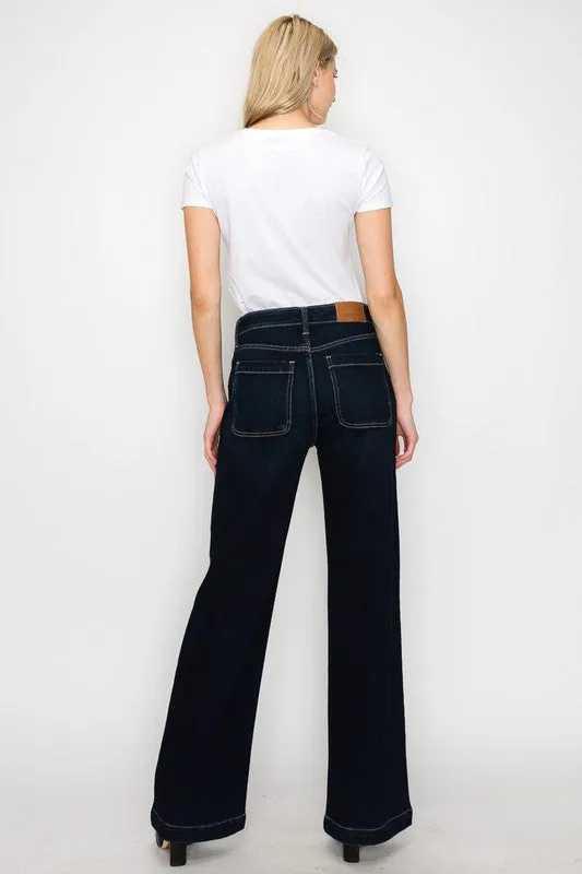 HIGH RISE MODERN WIDE LEG JEANS