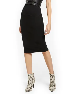 High-Waisted Midi Skirt - Everyday Collection