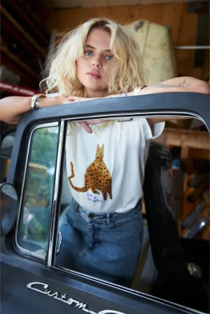 Lollys Laundry Roma Short Sleeve T-Shirt - White