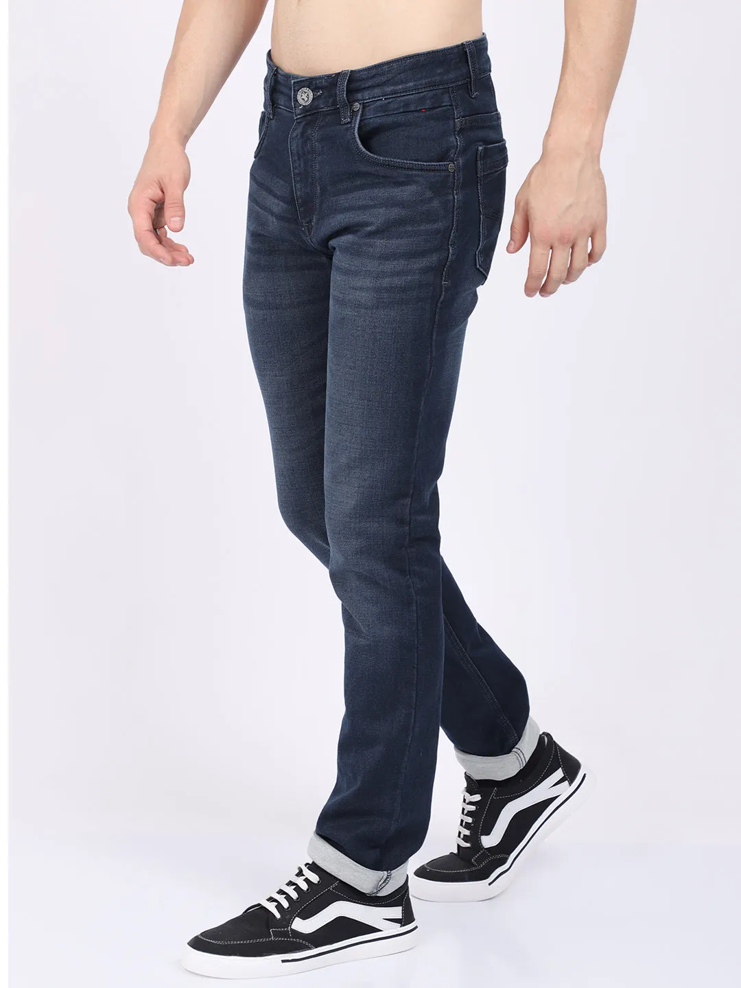 Men's Ultra Narrow fit Light Fade Carbon Blue  Jeans