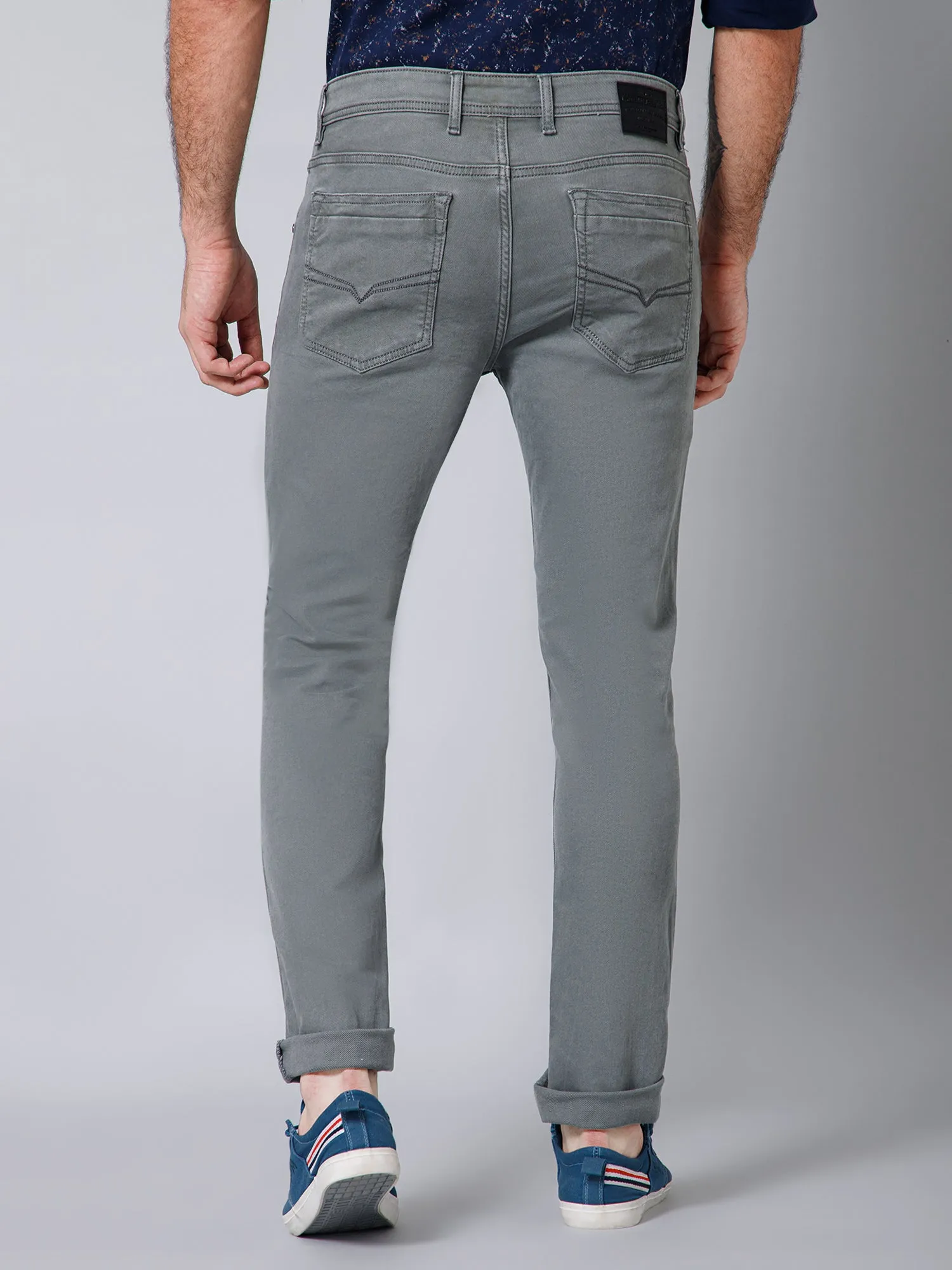 Men's Ultra Narrow fit No Fade Light Olive Green  Jeans