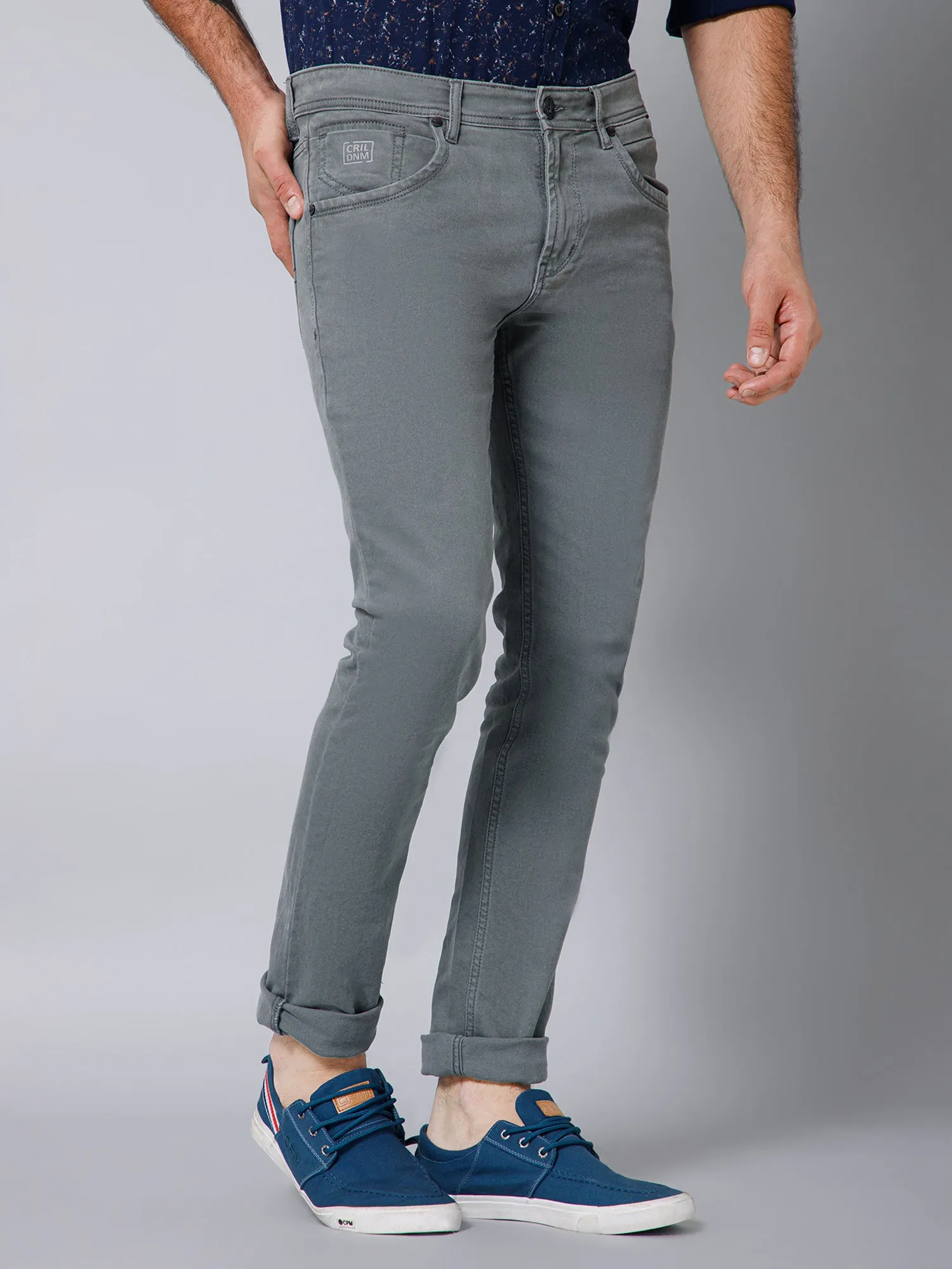 Men's Ultra Narrow fit No Fade Light Olive Green  Jeans