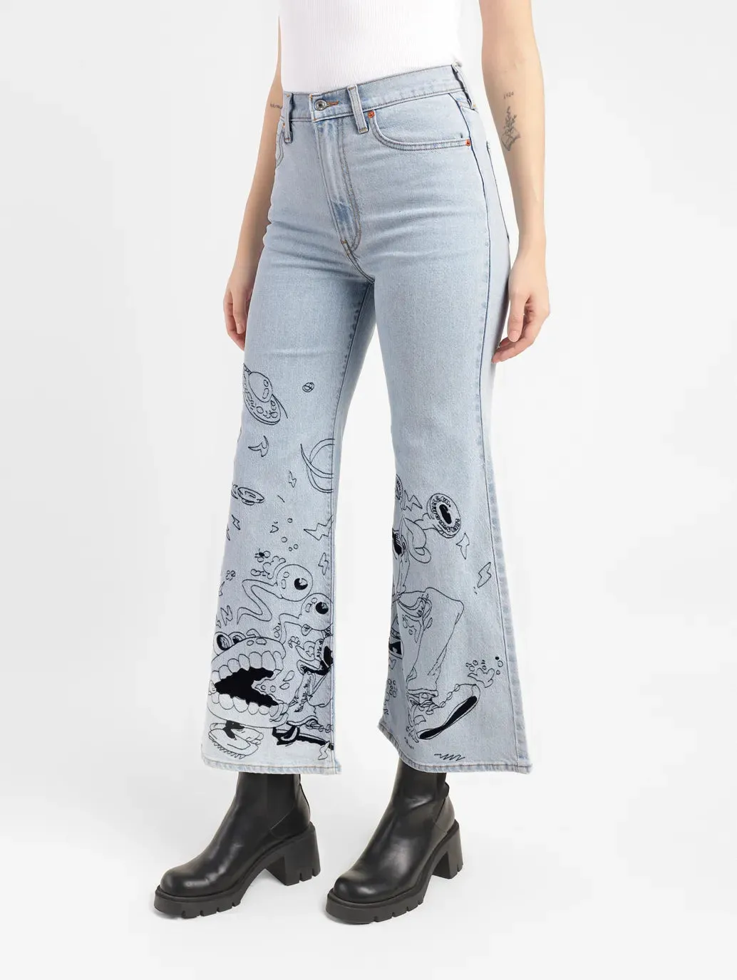 Women's High Rise Ribcage Bootcut Jeans